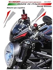 Kit adesivi per cupolino Ducati Monster 821/1200 usato  Spedito ovunque in Italia 
