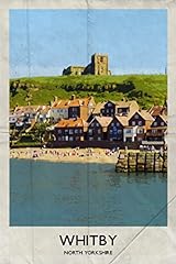 Whitby retro poster for sale  Delivered anywhere in UK