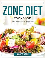 Zone diet cookbook for sale  Delivered anywhere in UK