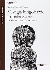 Vestigia longobarde italia usato  Spedito ovunque in Italia 