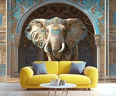 Mandala elephant wall for sale  Delivered anywhere in USA 