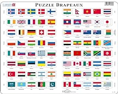 Larsen puzzle drapeaux d'occasion  Livré partout en France