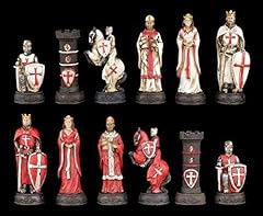 Schachfiguren set kreuzritter gebraucht kaufen  Wird an jeden Ort in Deutschland