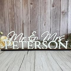 Personalised wedding surname for sale  Delivered anywhere in UK