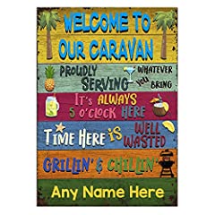 Welcome caravan sign for sale  Delivered anywhere in UK