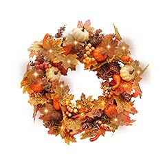 Herbstkranz haustür künstlic gebraucht kaufen  Wird an jeden Ort in Deutschland