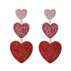 Wcrazye heart earrings for sale  Delivered anywhere in USA 