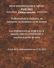 Indispensable mémo paie d'occasion  Livré partout en France