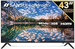 SANSUI ES43S1UA, 43 inch UHD HDR LED 4K Smart Android for sale  Delivered anywhere in USA 