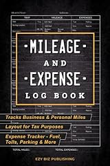 Mileage expense log for sale  Delivered anywhere in USA 