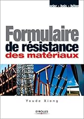 Formulaire résistance matéri d'occasion  Livré partout en Belgiqu