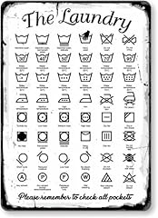 Vintage laundry symbols for sale  Delivered anywhere in UK