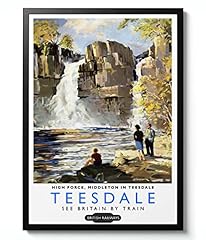 Teesdale print england for sale  Delivered anywhere in UK