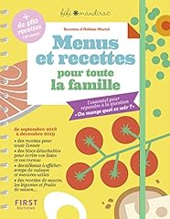 Menus recettes famille d'occasion  Livré partout en France