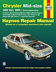 Haynes Chrysler Mid-Size Cars Repair Manual, 1982-1995 for sale  Delivered anywhere in Canada