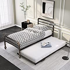 BTM Metal Bed DayBed 3ft Single Sofa Guest Bed,Trundle for sale  Delivered anywhere in UK