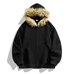 Zip hoodie faux for sale  Delivered anywhere in UK