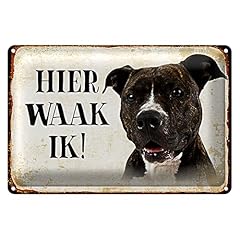 Blechschild waak hundemotiv gebraucht kaufen  Wird an jeden Ort in Deutschland