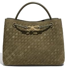 Suede woven tote for sale  Delivered anywhere in USA 