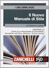 Nuovo manuale stile. usato  Spedito ovunque in Italia 