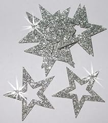 Silver fabric glitter for sale  Delivered anywhere in UK