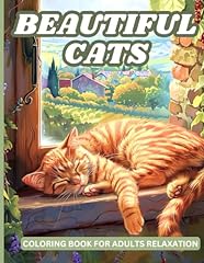 Beautiful cats coloring for sale  Delivered anywhere in USA 