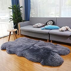 Altlue real sheepskin for sale  Delivered anywhere in UK