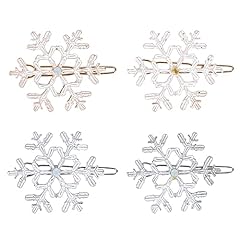 4pcs christmas snowflake for sale  Delivered anywhere in UK
