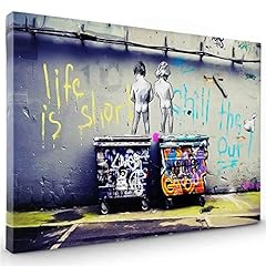 Banksy canvas wall for sale  Delivered anywhere in Ireland