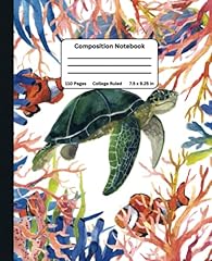 Sea turtle composition for sale  Delivered anywhere in UK
