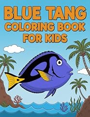 Blue tang coloring for sale  Delivered anywhere in UK