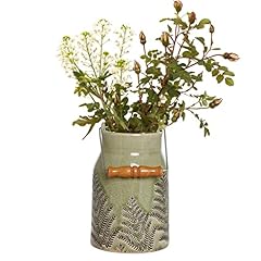 Green ceramic pitcher for sale  Delivered anywhere in UK