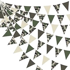 32ft camouflage bunting for sale  Delivered anywhere in UK