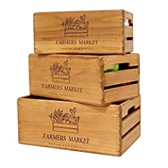 Lekuaijia wood crates for sale  Delivered anywhere in USA 