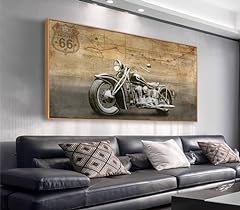 Framed motorcycle canvas for sale  Delivered anywhere in USA 