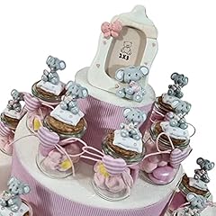 Torta bomboniere battesimo usato  Spedito ovunque in Italia 