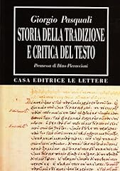 Storia della tradizione usato  Spedito ovunque in Italia 