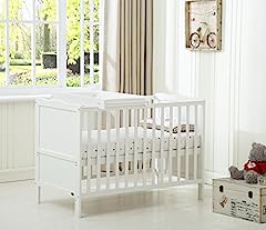 Used, MCC Wooden Baby Cot Bed"Orlando" with Top Changer & for sale  Delivered anywhere in UK