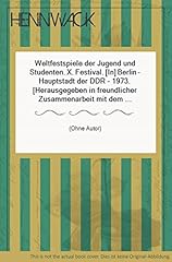 Weltfestspiele jugend studente gebraucht kaufen  Wird an jeden Ort in Deutschland