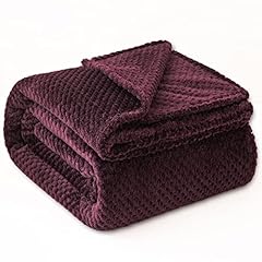 aubergine throw for sale  Delivered anywhere in UK