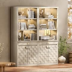 Fluted bookcase led for sale  Delivered anywhere in USA 