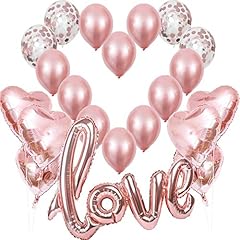 Palloncini rosa oro usato  Spedito ovunque in Italia 