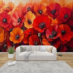 Qeodah poppy wallpaper for sale  Delivered anywhere in UK