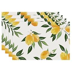 Bonhause lemon placemats for sale  Delivered anywhere in USA 