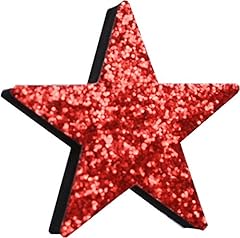 Red glitter star for sale  Delivered anywhere in UK
