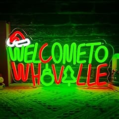 Welcome whoville neon for sale  Delivered anywhere in USA 