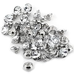 50pcs boutons cristal d'occasion  Livré partout en Belgiqu