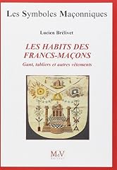 Habits francs maçons d'occasion  Livré partout en France