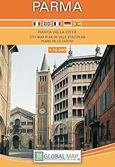 Parma. pianta della usato  Spedito ovunque in Italia 