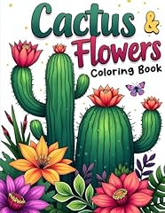 Cactus flowers coloring for sale  Delivered anywhere in USA 